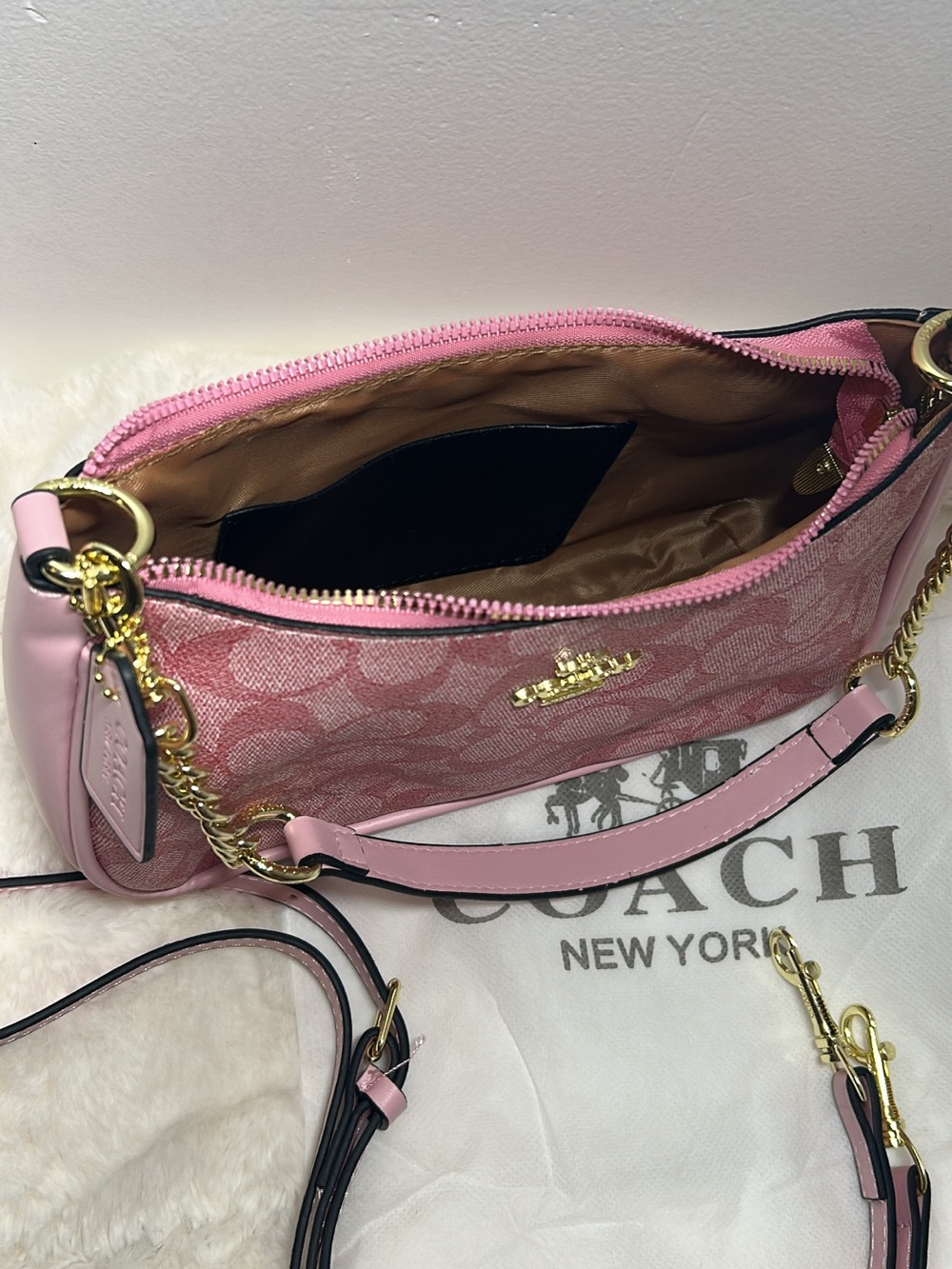 Pink Coach purse - Picture 3 of 3